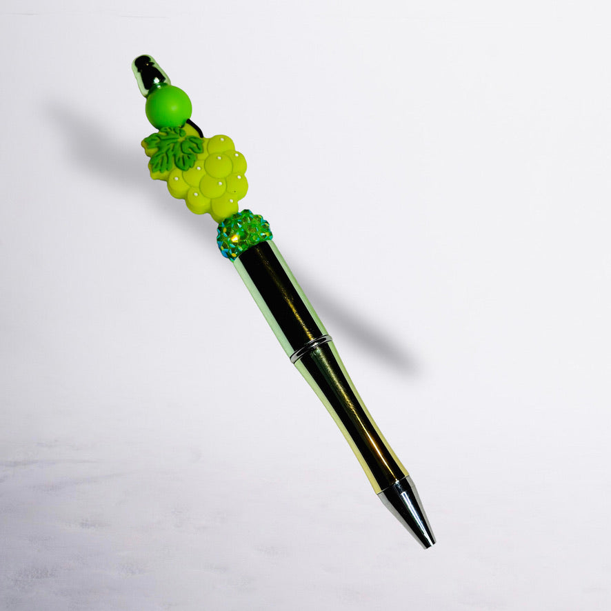 Grapes Beaded Pen