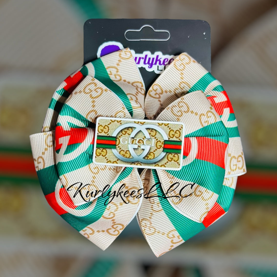 GG Inspired Hair Bow