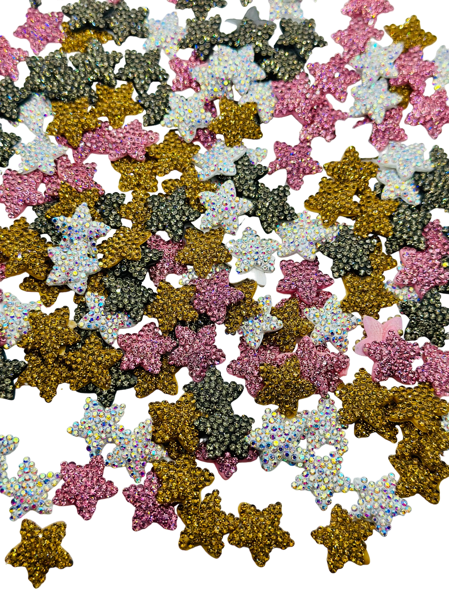 Rhinestone Star Charms