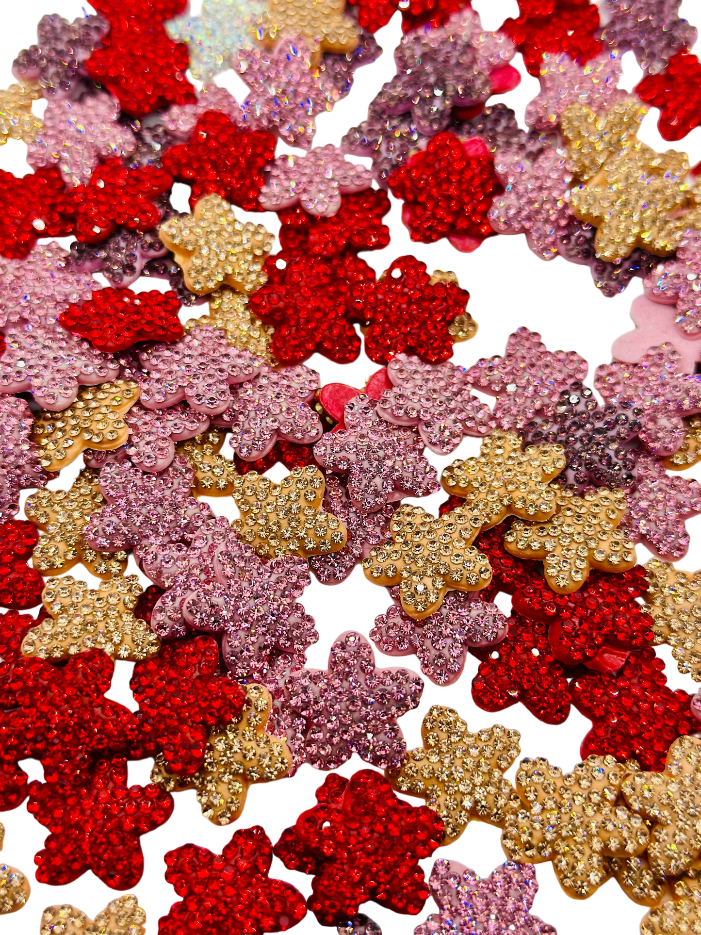 Blinged Flowers (2cm)