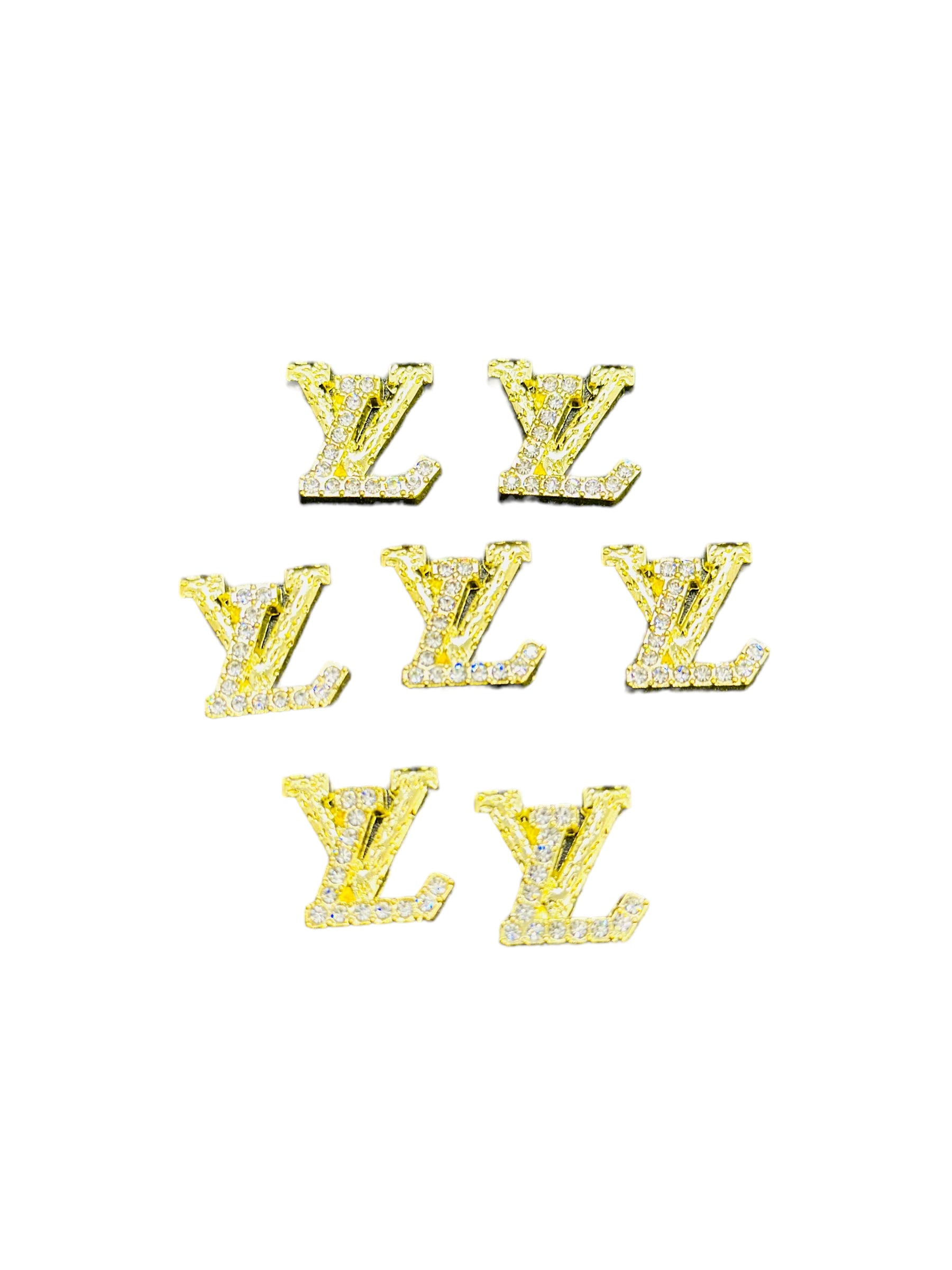 LV Logo Metal Charms(2mm) – Kurlykees LLC