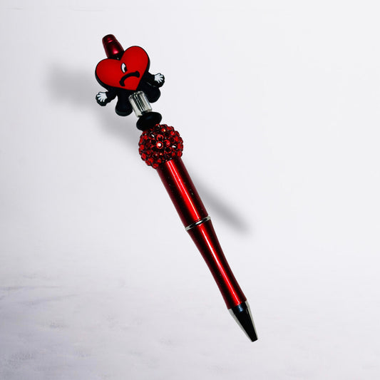 Bad Bunny Beaded Pen
