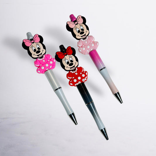 Pretty Minnie Beaded Pen