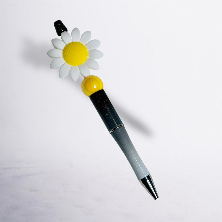 Big Daisy Beaded Pen