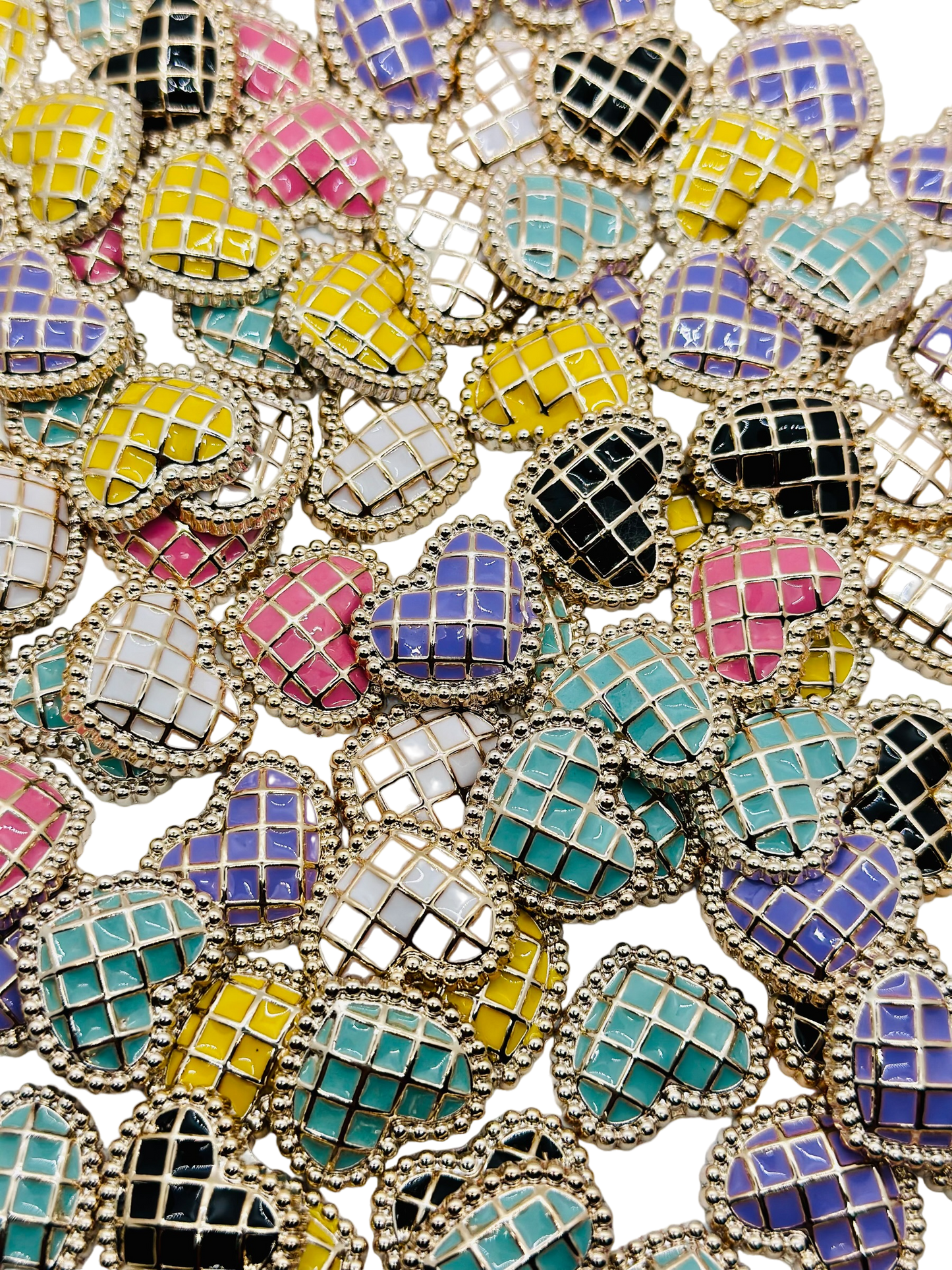 Resin Heart Charms