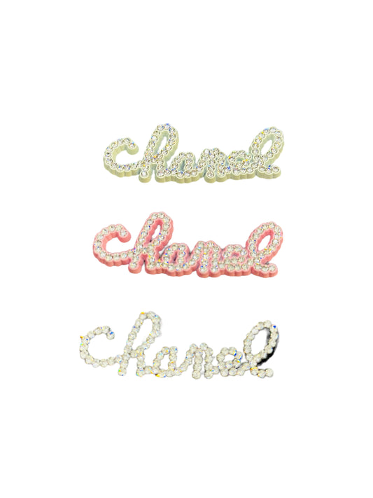 Metal CC Word Charms mix