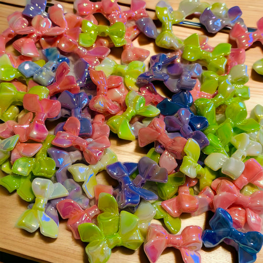 Bow Beads. AB finish
