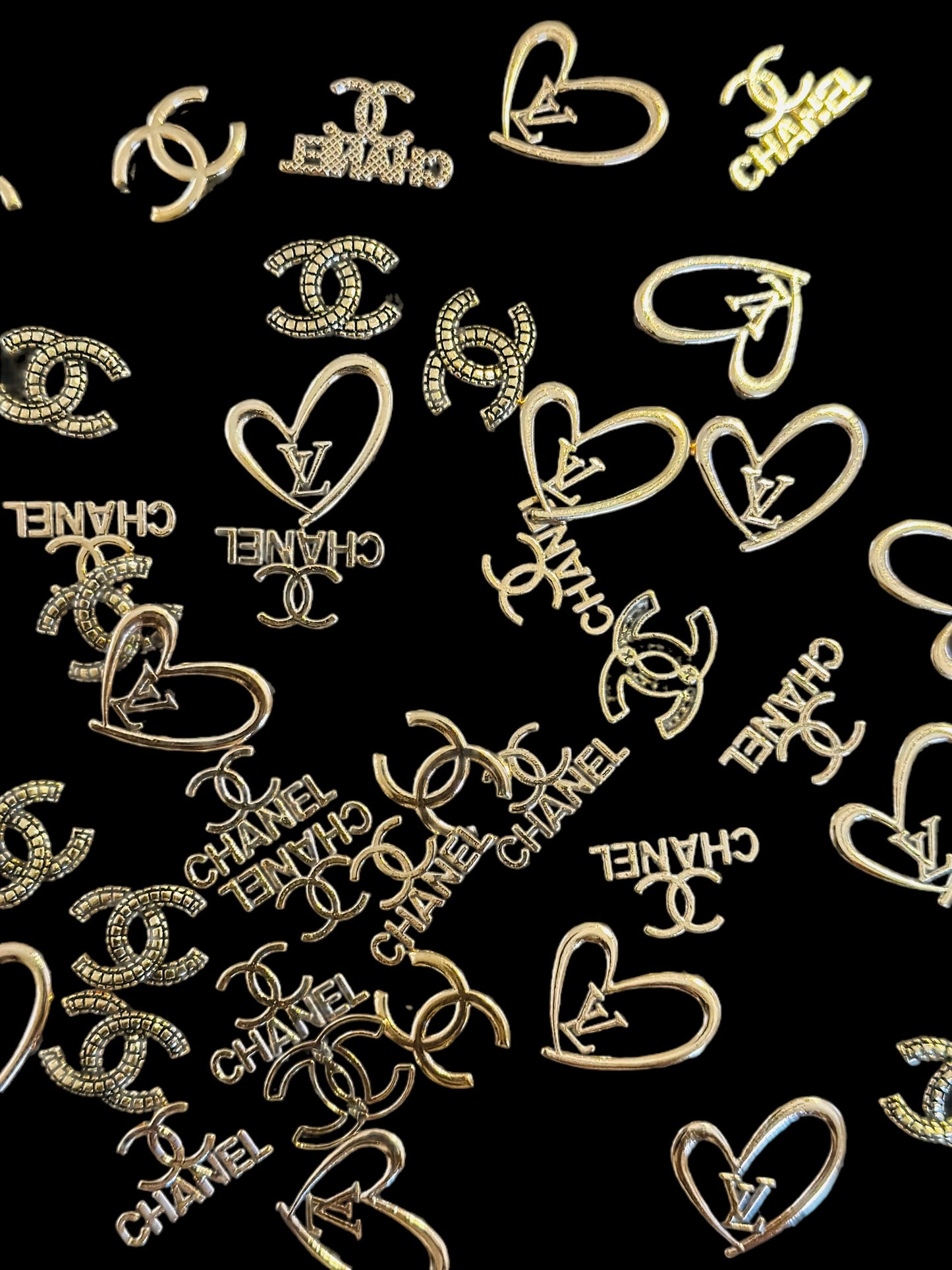 Metal Mixed Logo Charms