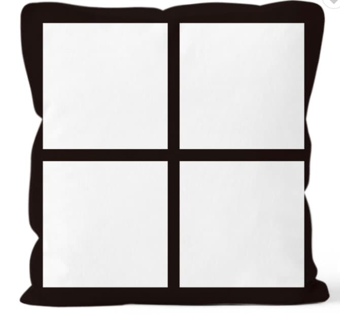 4, 6,  and 9 panel sublimation pillow cases