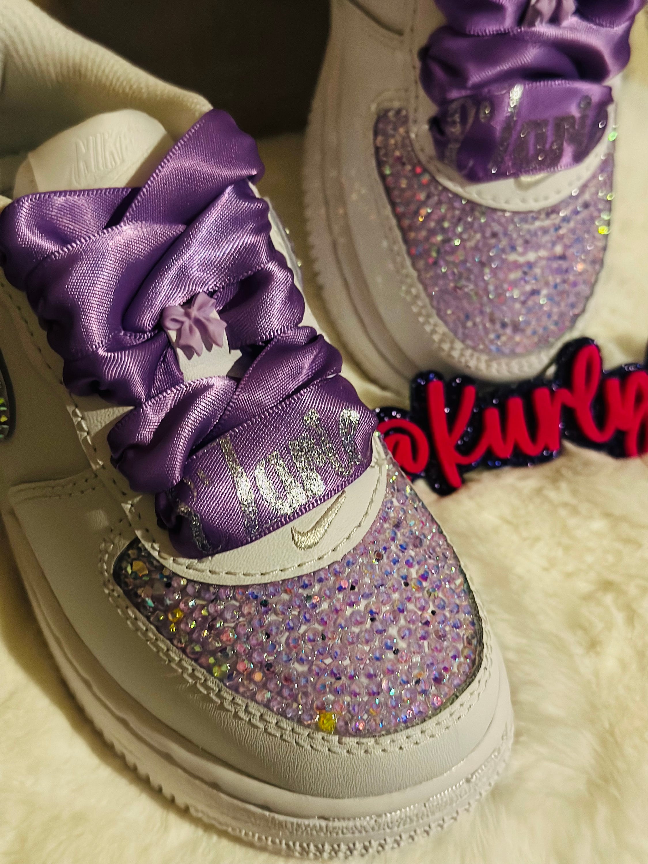 Glitter custom shoes shop